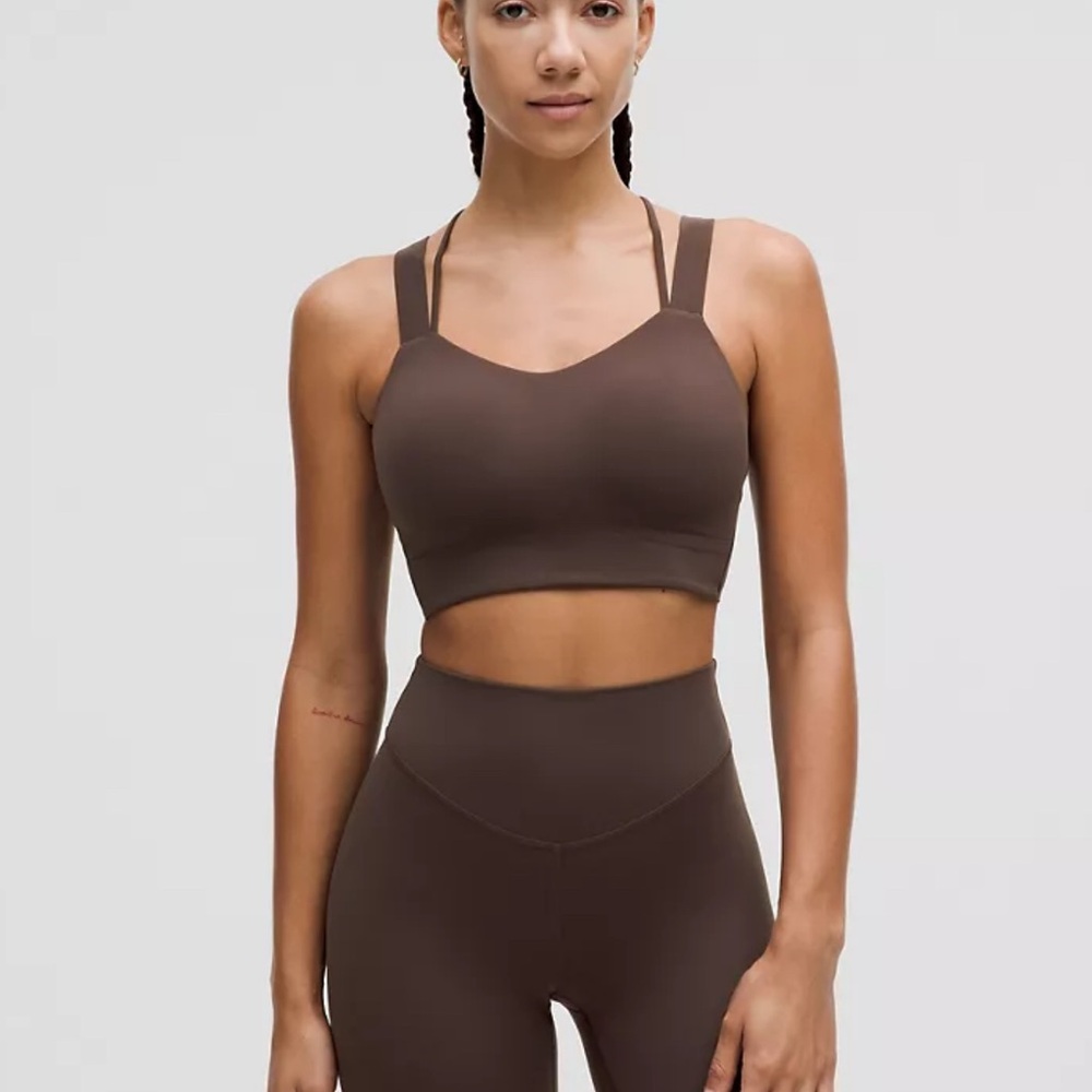 Women’s Lululemon Like a Cloud Sports Bra in espresso size 10